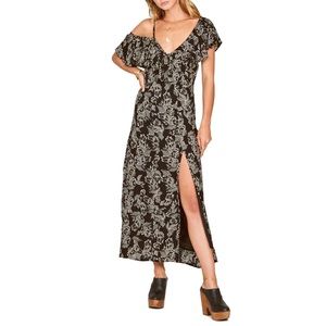 Amuse Society Midnight Flower Asymmetrical